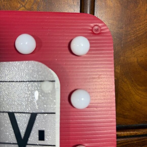 Occasions ONE NIGHT ONLY: SANTA Alternating Blinking Light Christmas Marqui Sign - Picture 4 of 9